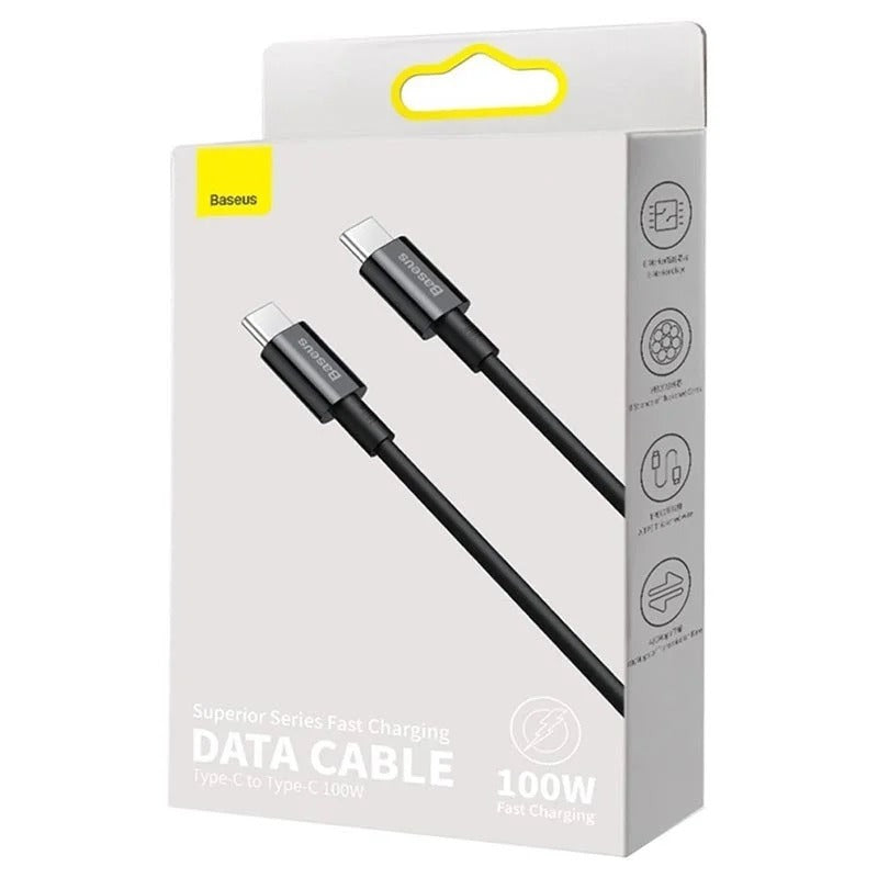 Baseus Superior 100W Fast Charging Type C to Type C Cable Baseus Superior 100W Fast Charging Type C to Type C Cable